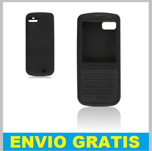 FUNDA SILICONA PARA NOKIA C3-01 NEGRA
